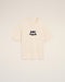 AMI PARIS Beige Cotton Ami Paris Patch T-Shirt Mens Apparel